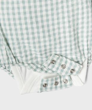 Ensemble 2 pièces bébé garçon body et barboteuse - LuluCastagnette vue3 - LULU CASTAGNETTE G4G D - GEMO