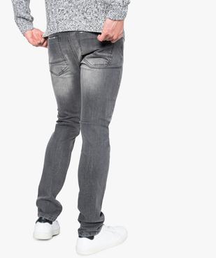 Jean slim effet usé vue3 - GEMO (HOMME) - GEMO