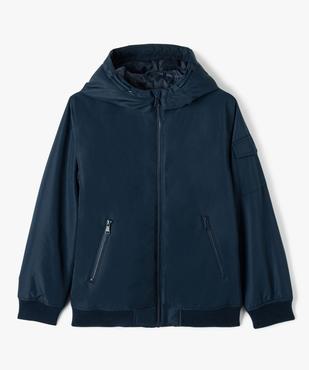 Blouson matelassé déperlant avec capuche garçon vue2 - GEMO 4G GARCON - GEMO