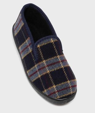 Chaussons confort à motif tartan homme vue6 - G'FLEX GEMO FOR GOOD - GEMO