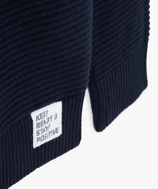 Pull garçon en maille texturée vue2 - GEMO (JUNIOR) - GEMO