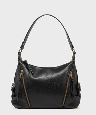 Sac à bandoulière avec poches zippées femme vue1 - GEMO (ACCESS) - GEMO