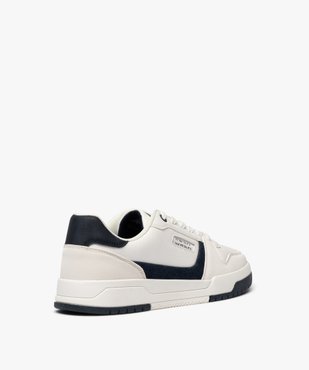 Baskets basses à lacets dessus perforé homme  vue5 - URBAN STEPS - GEMO