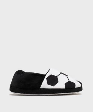 Chaussons en velours motif ballon de football garçon vue1 - GEMO 4G GARCON - GEMO