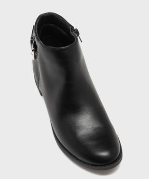 Boots zippées à talon plat femme - Valentina Baldano vue5 - VALENTINA BALDA - GEMO