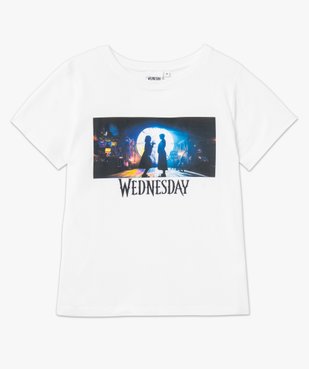 Tee-shirt à manches courtes avec motif femme - Wednesday vue4 - WEDNESDAY - GEMO