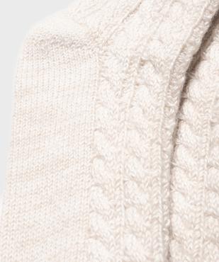 Chaussettes en maille torsadée femme vue2 - GEMO(HOMWR FEM) - GEMO