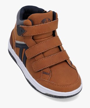 Baskets garçon mid-cut à scratchs et zip – Alma Planète vue5 - ALMA PLANETE - GEMO