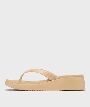 Tongs à talon compensé femme - Havainas vue3 - HAVAIANAS - GEMO