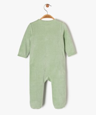 Pyjama en velours avec motif dinosaure bébé garçon vue6 - GEMO(BB COUCHE) - GEMO