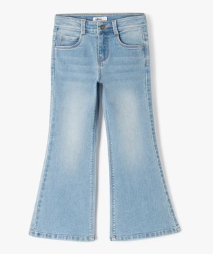 Jean délavé coupe Bootcut fille vue1 - GEMO 4G FILLE - GEMO