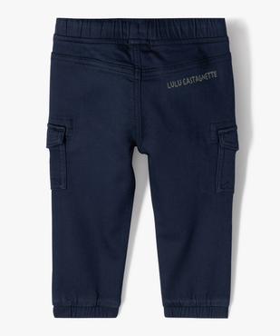 Pantalon de jogging bébé garçon avec ceinture élastique - LuluCastagnette vue3 - LULUCASTAGNETTE - GEMO