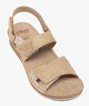 Sandales confort semelle intérieure cuir femme vue5 - G'FLEX - GEMO
