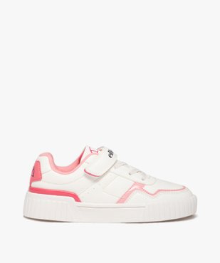 Baskets fille unies à détails colorés avec scratch - Ellesse vue1 - ELLESSE - GEMO