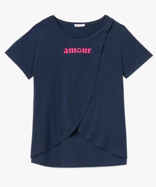 Tee-shirt de grossesse et d'allaitement à motifs vue4 - GEMO 4G MATERN - GEMO