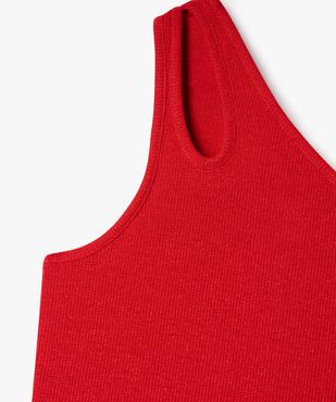 Robe moulante avec une seule bretelle ouverture goutte fille vue2 - GEMO (JUNIOR) - GEMO