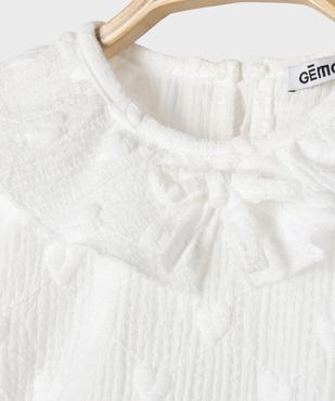 Blouse col volanté bébé fille vue2 - GEMO(BEBE DEBT) - GEMO