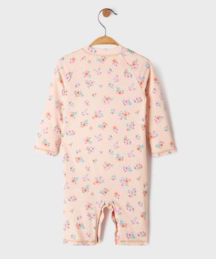 Maillot de bain combinaison à motifs fleuris bébé fille vue4 - GEMO(BEBE DEBT) - GEMO