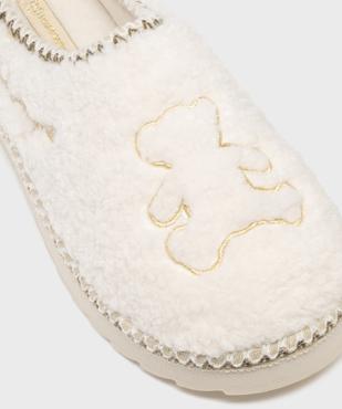 Chaussons mules en sherpa femme - LuluCastagnette vue6 - LULUCASTAGNETTE - GEMO