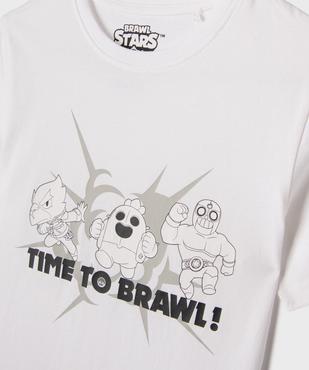 Pyjashort en jersey de coton imprimé garçon - Brawl Stars vue2 - BRAWL STARS - GEMO