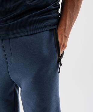Bermuda de sport avec poches zippées homme vue2 - GEMO (HOMME) - GEMO