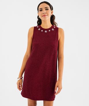 Robe courte scintillante femme vue1 - GEMO(FEMME PAP) - GEMO