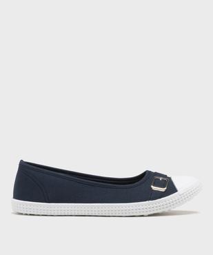 Ballerines en toile avec bout renforcé femme - Follow Me vue2 - 5 MILES - GEMO