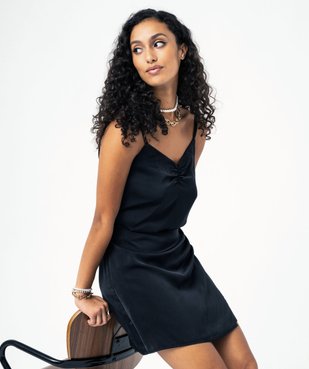 Blouse à bretelles en satin femme vue1 - GEMO(FEMME PAP) - GEMO