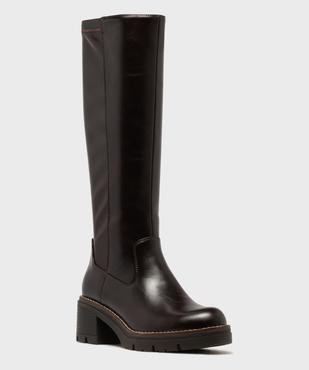Bottes à talon et semelle crantée femme - 5 Miles vue2 - 5 MILES - GEMO