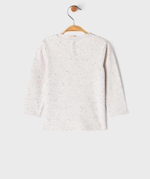Tee-shirt manches longues en maille côtelée bébé garçon vue3 - GEMO(BEBE DEBT) - GEMO