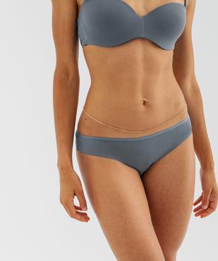 Culottes unies en microfibre femme (lot de 2) vue5 - GEMO 4G FEMME - GEMO