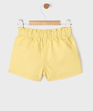 Short en twill de coton bébé fille vue8 - GEMO(BEBE DEBT) - GEMO