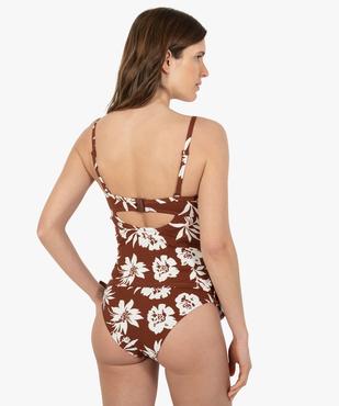Maillot de bain de grossesse tankini à bonnets paddés vue3 - GEMO 4G MATERN - GEMO