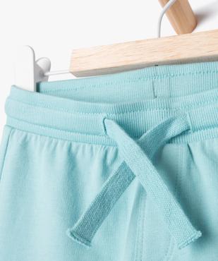 Short en maille avec ceinture bord-côte bébé garçon vue2 - GEMO(BEBE DEBT) - GEMO
