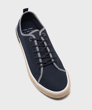Tennis en toile et semelle corde homme - Urban Steps vue5 - URBAN STEPS GEMO FOR GOOD - GEMO