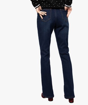 Jean femme forme Bootcul avec surpiqûres apparentes vue3 - GEMO (JEAN) - GEMO