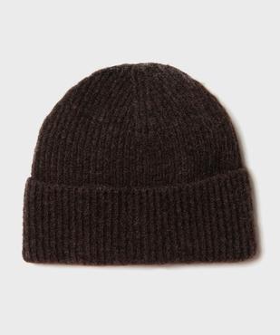 Bonnet en grosse maille avec revers femme vue1 - GEMO (ACCESS) - GEMO