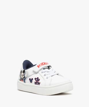 Baskets bébé garçon à lacets et scratch – Mickey vue3 - MICKEY - GEMO
