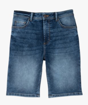 Bermuda homme en jean délavé vue4 - GEMO (HOMME) - GEMO