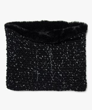 Snood fille en grosse maille et doublure douce vue1 - GEMO (JUNIOR) - GEMO