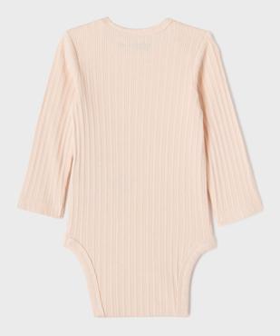 Body manches longues à encolure US bébé (lot de 3) vue4 - GEMO 4G BEBE - GEMO