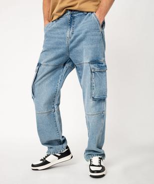 Jean large esprit cargo homme vue1 - GEMO 4G HOMME - GEMO