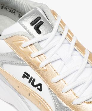 Baskets femmes à lacets avec contrastes métallisés - Fila vue6 - FILA - GEMO