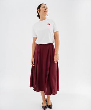 Jupe longue fluide femme vue4 - GEMO(FEMME PAP) - GEMO