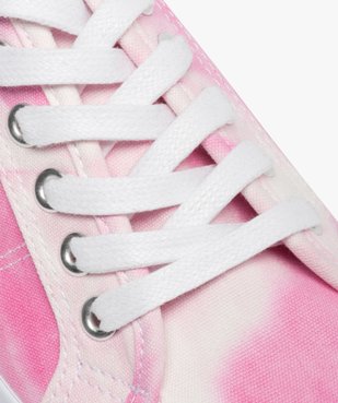 Tennis femme en toile unie effet tie and dye vue6 - GEMO (SPORTSWR) - GEMO