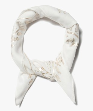 Foulard fille avec motifs fleuris scintillants - LuluCastagnette vue2 - LULUCASTAGNETTE - GEMO