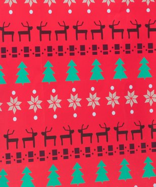 Sac cadeau de Noël imprimé vue2 - GEMO 4G FEMME - GEMO