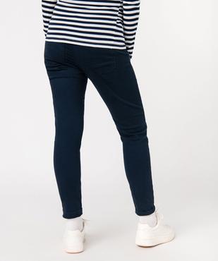 Jean de grossesse coupe Slim avec bandeau haut vue3 - GEMO(FEMME PAP) - GEMO