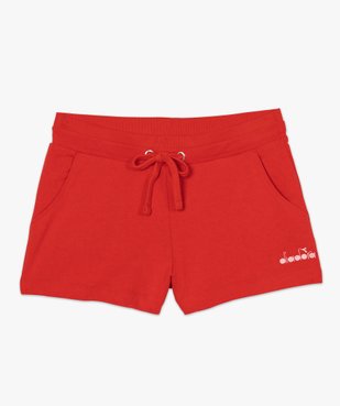 Short de sport femme en maille extensible - Diadora vue4 - DIADORA - GEMO