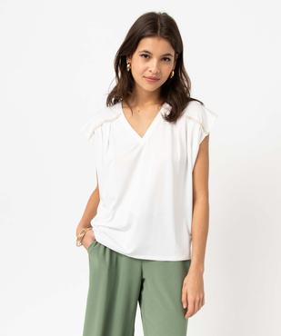 Tee-shirt léger sans manches à plis femme vue5 - GEMO(FEMME PAP) - GEMO